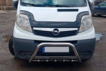 Opel Vivaro 2001–2015 Predný ochranný rám WT003-4 (nerez) S nápisom fotografia 2