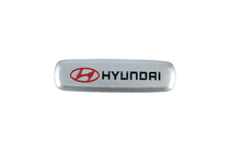 Hyundai Hliníkový štítok na autokoberce (1 ks) fotografia 1