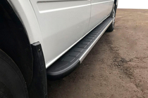 Volkswagen LT 1995–2006 Bočné nášľapy Duru (2 ks, hliník) fotografia 1
