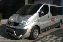 Renault Trafic 2001–2015 Predný ochranný rám WT003-4 (nerez) fotografia 3
