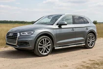 Audi Q5 2017–2025 Bočné ochranné rúrky (2 ks, nerez) fotografia 1