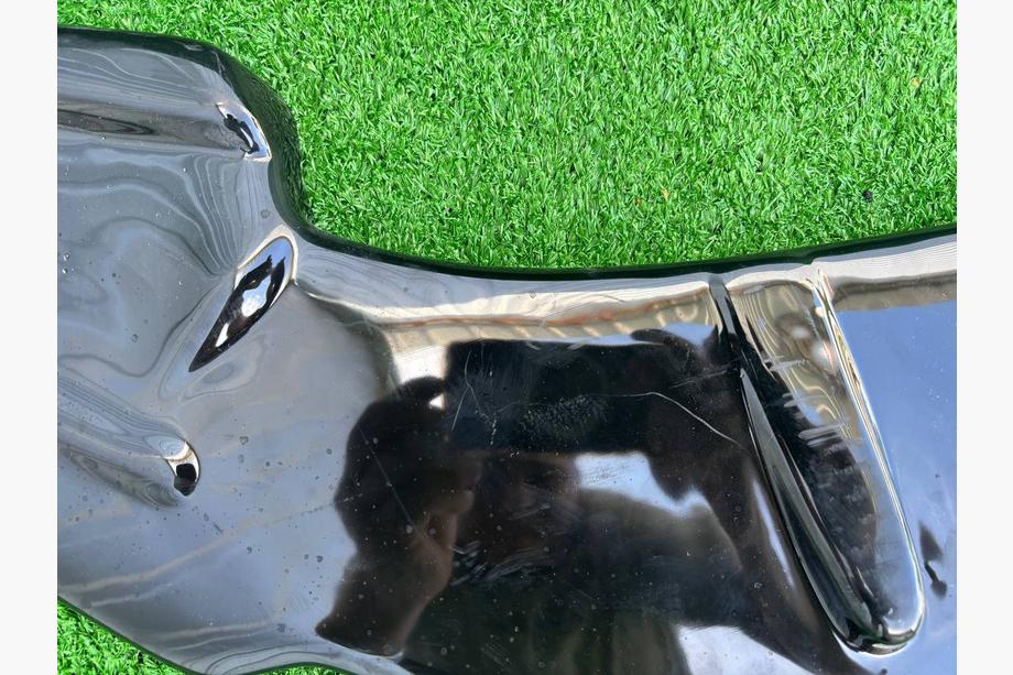 Volkswagen Golf 7/E-Golf 2012–2020 Výpredaj: Predný lip spoiler DPT V-4 (pre R / R-Line HB, 2017-2019, čierny lesklý) Fotografia 5