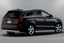 Audi Q7 2005–2015 Zadný ochranný oblúk AK002 (nerez) fotografia 1
