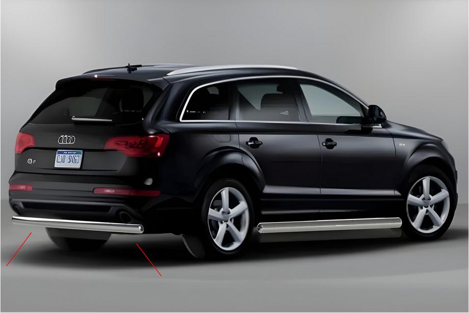 Audi Q7 2005–2015 Zadný ochranný oblúk AK002 (nerez) Image