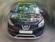 Nissan Qashqai 2010–2014 Predný ochranný rám (nerez) fotografia 1