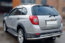 Chevrolet Captiva 2006–2019 Zadný ochranný rám AK005 (nerez) fotografia 3