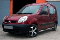 Renault Kangoo 1998–2008 Bočné trubky (2 ks, nerez) fotografia 2
