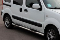 Renault Kangoo 1998–2008 Bočné trubky (2 ks, nerez) fotografia 1