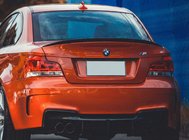 BMW 1 Series E81/E82/E87/E88 2004–2011 Spojler P-Style (pre E82, čierny lesklý) fotografia 1