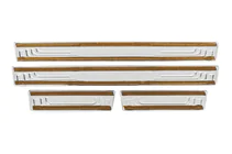 Renault Megane IV 2016–2025 Nášľapné lišty prahov V-2 (4 ks, nerez) fotografia 4