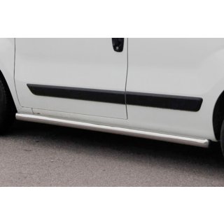 Bočné rúrky Ø60 (2 ks, nerez) Peugeot Bipper 2008–2017 fotografia 3