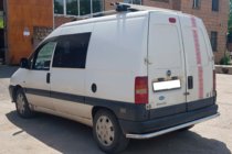 Fiat Scudo 1996–2007 Zadný ochranný rám AK005 (nerez) fotografia 2