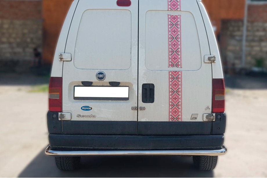 Fiat Scudo 1996–2007 Zadný ochranný rám AK005 (nerez) Image