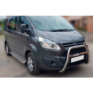 Predný ochranný rám WT006 F1-55 (nerez) Ford Custom 2013–2022