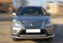 Honda CRV 2001–2006 Predný ochranný rám ST014 (nerez) Ø60/42 mm fotografia 1