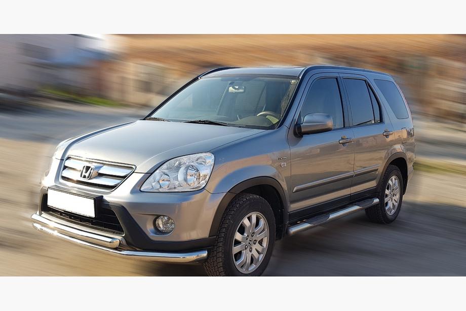 Honda CRV 2001–2006 Predný ochranný rám ST014 (nerez) Ø60/60 mm Fotografia 3