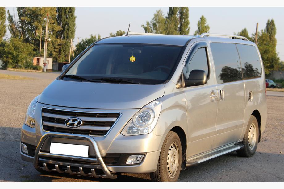 Hyundai H300, H1, Starex 2008–2020 Predný ochranný rám WT003 (nerez) Fotografia 2