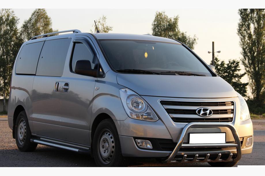 Hyundai H300, H1, Starex 2008–2020 Predný ochranný rám WT003 (nerez) Fotografia 3