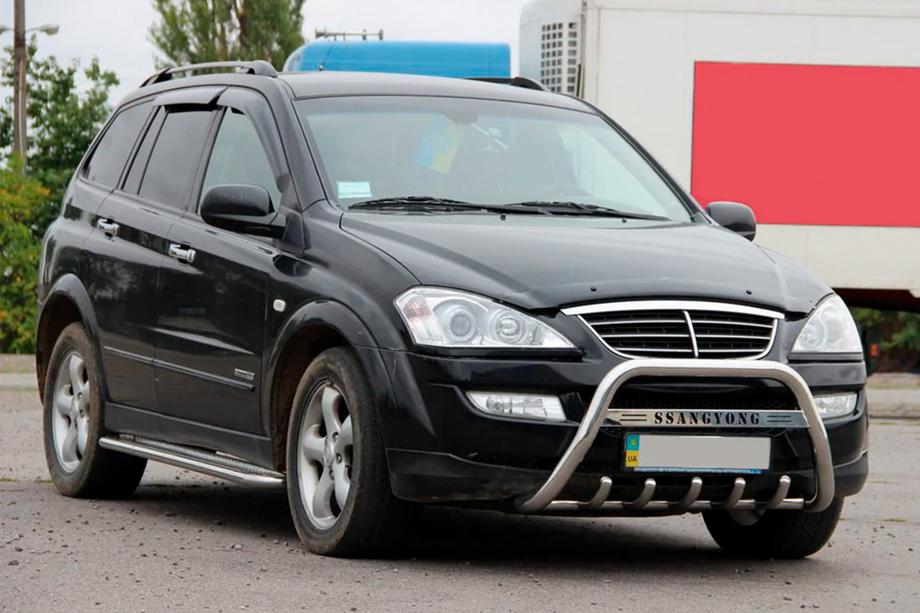 SsangYong Action 2005–2018 Predný ochranný rám WT004 (nerez) Fotografia 3
