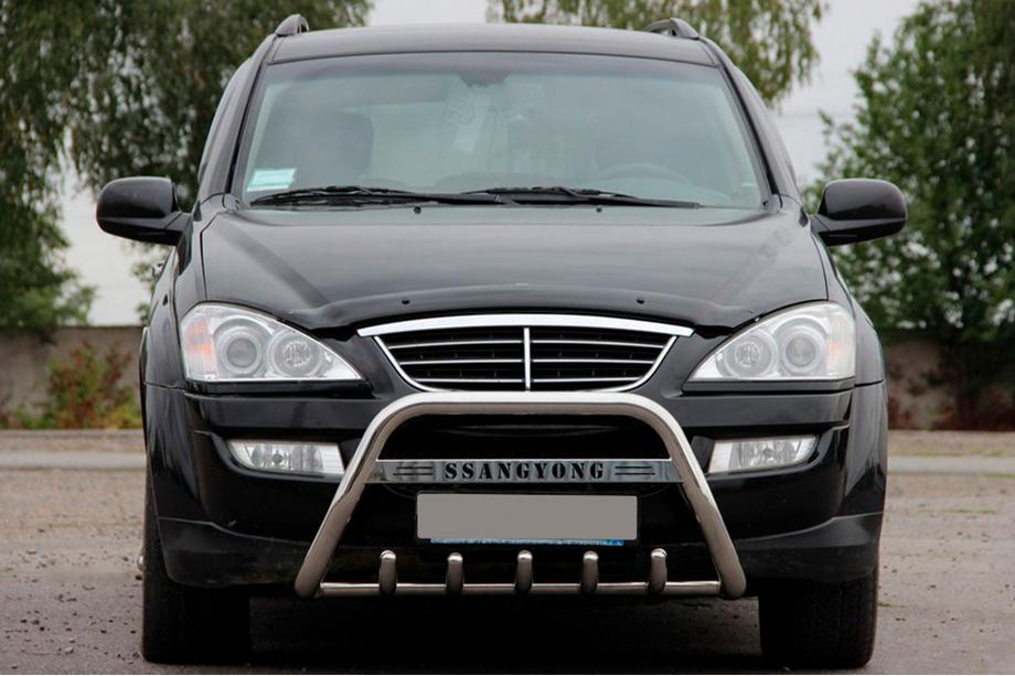 SsangYong Action 2005–2018 Predný ochranný rám WT004 (nerez) Fotografia 1