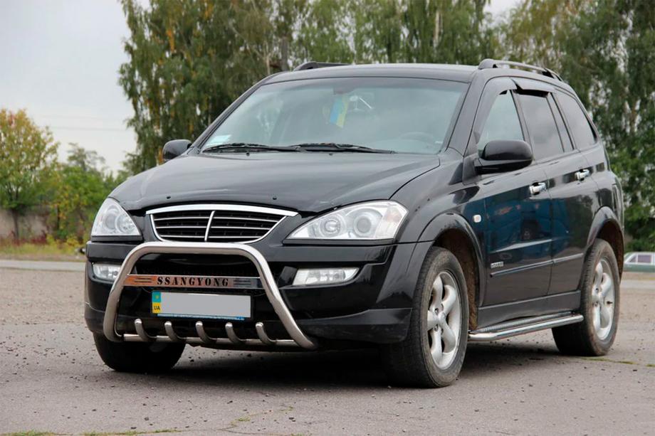 SsangYong Action 2005–2018 Predný ochranný rám WT004 (nerez) Fotografia 2