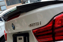 BMW 4 séria F32/F33/F36 2012–2020 Spojler M4-Style (pre F33, lesklá čierna) fotografia 1