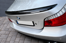 BMW 5. rad E60/E61 2003–2010 Spojler v štýle M5 (lesklá čierna) fotografia 5