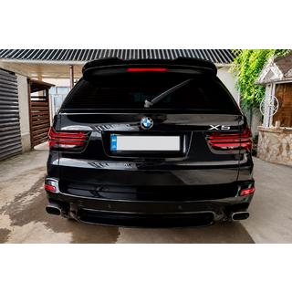 Spojler (čierny vysoký lesk) BMW X5 E70 2007–2013 fotografia 3