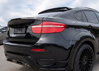 BMW X6 E71 2008–2014 Strešný spojler (čierny lesklý) fotografia 1