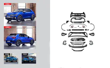 Volkswagen T-Roc 2017–2025 Restylingový kit na 2022+ R fotografia 1