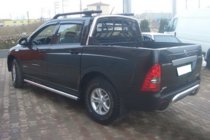SsangYong Action 2005–2018 Bočné rúrky (2 ks, nerez) fotografia 2