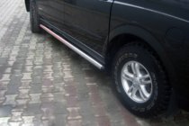 SsangYong Action 2005–2018 Bočné rúrky (2 ks, nerez) fotografia 1