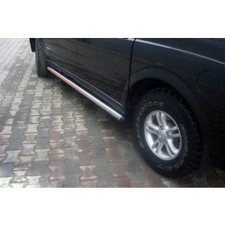 Bočné rúrky (2 ks, nerez) SsangYong Action 2005–2018 fotografia 1