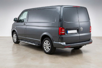 Volkswagen T5 2010–2015 Bočné prahy Sunrise (2 ks, hliník) Dlhý rázvor fotografia 1