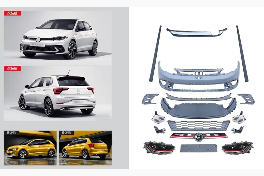 Volkswagen Polo 2017– Sada bodykitu GTI (pre 2021+) Image