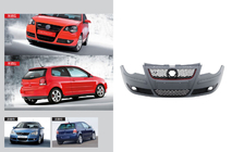 Volkswagen Polo 2001–2009 Predný nárazník GTI (pre 2005-2009) fotografia 1