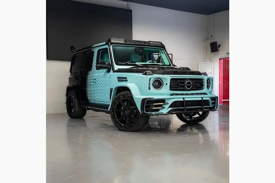 Mercedes G-Class W463 2018–2024 Restylingový kit pre W465 2025 MNSR Carbon Fotografia 1