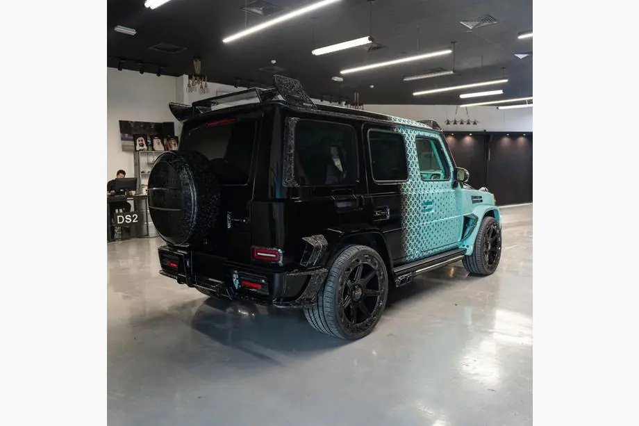 Mercedes G-Class W463 2018–2024 Restylingový kit pre W465 2025 MNSR Carbon Fotografia 2