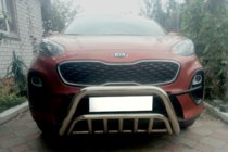 Kia Sportage 2015–2021 Predný ochranný rám WT002 (nerez) fotografia 1