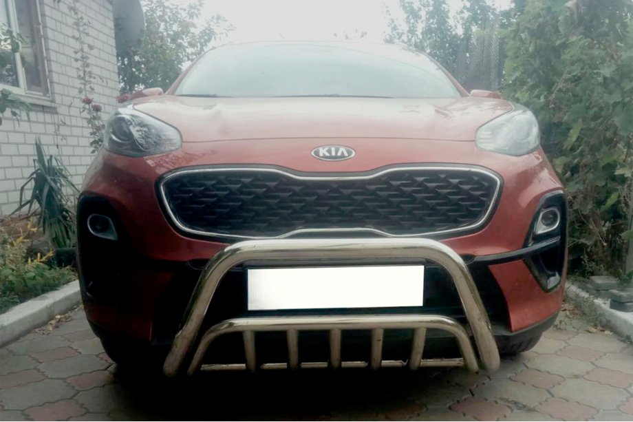Kia Sportage 2015–2021 Predný ochranný rám WT002 (nerez) Image