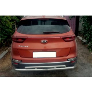 Zadný ochranný rám AK002-2 (nerez) Kia Sportage 2015–2021 fotografia 1