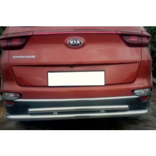Zadný ochranný rám AK002-2 (nerez) Kia Sportage 2015–2021 fotografia 2