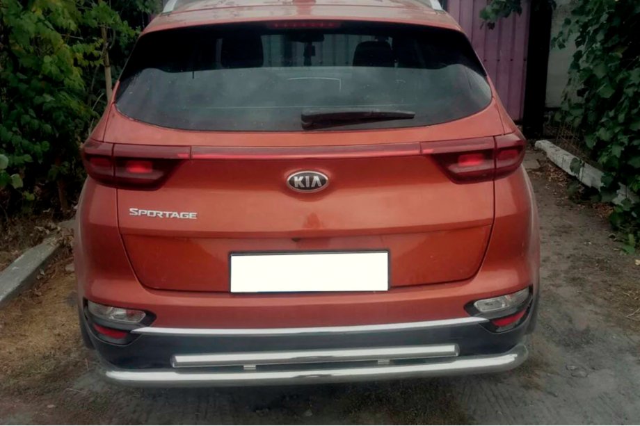 Kia Sportage 2015–2021 Zadný ochranný rám AK002-2 (nerez) Image