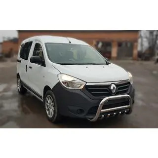 Predný ochranný rám WT003 (nerez) Dacia Lodgy 2012–2022 fotografia 3