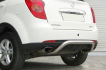 SsangYong Action 2005–2018 Zadný ochranný rám AK006 (nerez) fotografia 2