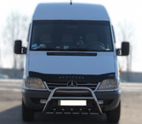 Mercedes Sprinter W901/902/903/904/905 1995–2006 Predný ochranný rám WT003 (nerez) fotografia 1