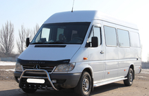 Mercedes Sprinter W901/902/903/904/905 1995–2006 Predný ochranný rám WT003 (nerez) fotografia 4