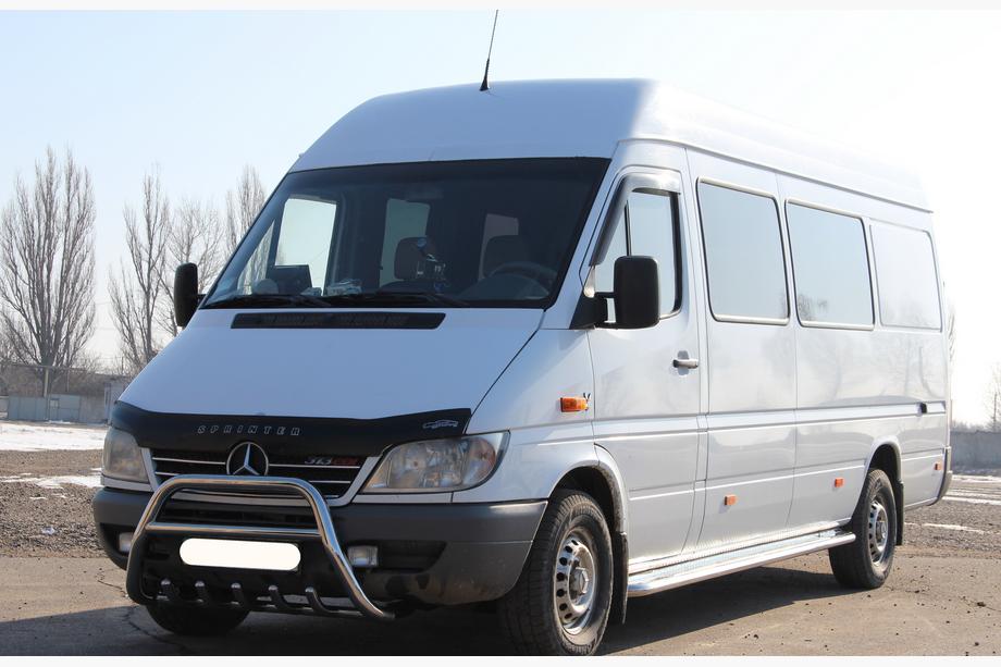 Mercedes Sprinter W901/902/903/904/905 1995–2006 Predný ochranný rám WT003 (nerez) 1995–2000 Fotografia 4