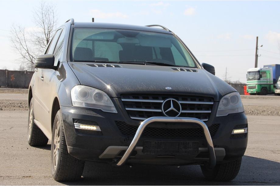 Mercedes ML W164 2005–2011 Predný ochranný rám WT006 (nerez) Image