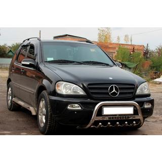 Predný ochranný rám WT004 (nerez) Mercedes ML W163 1997–2005 fotografia 4